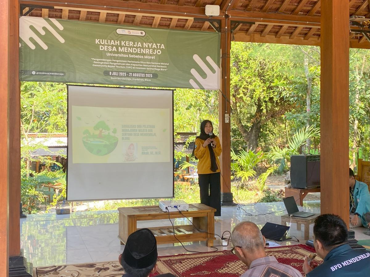 Sosialisasi Pelatihan Manajemen Goa Sentono